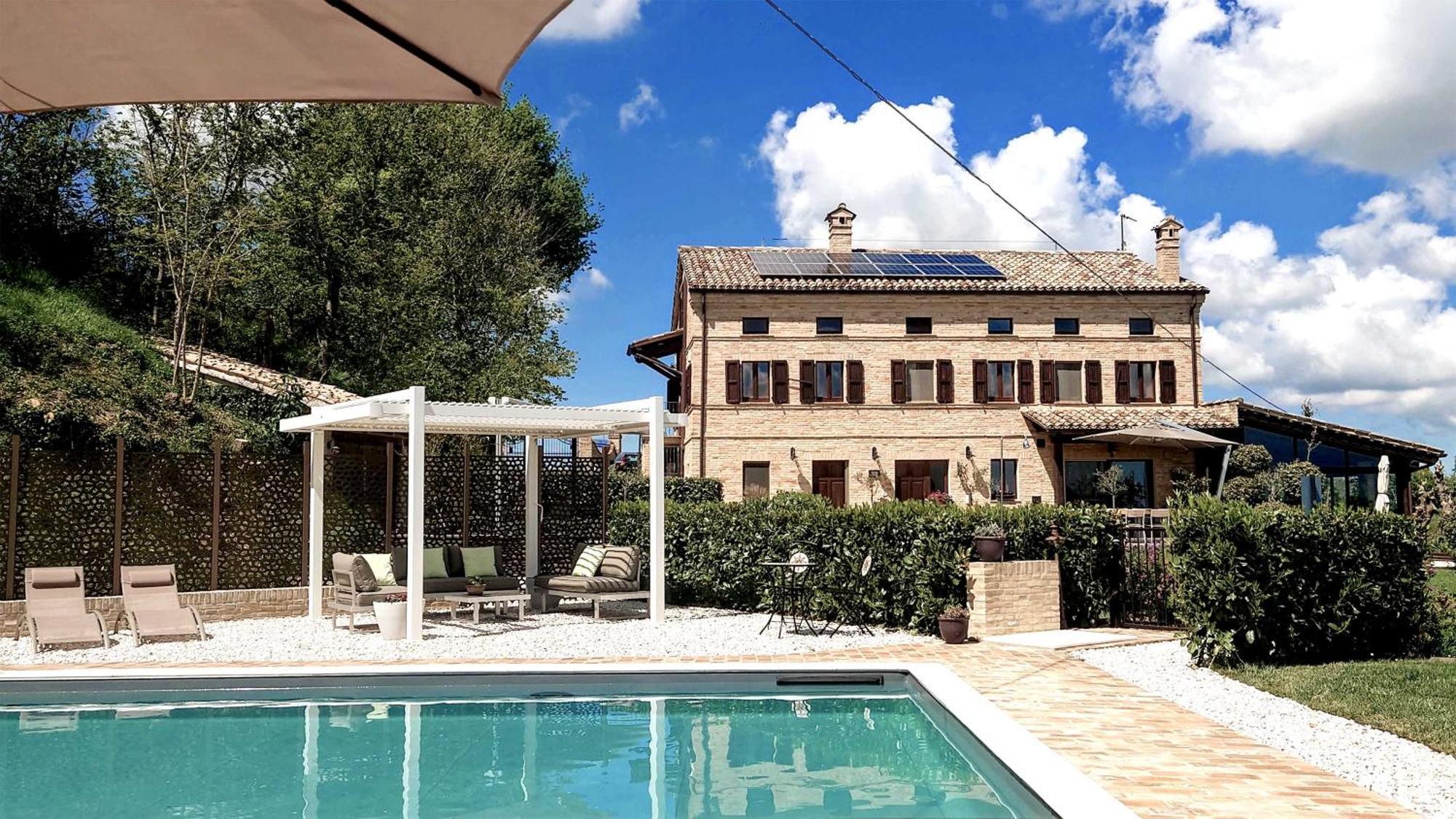 Bed And Breakfast La Vecchia Scuola Montefano Dış mekan fotoğraf